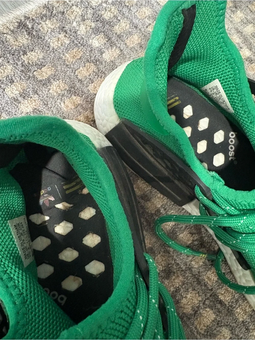 adidas Green Human Race RACE Knit Sneakers
